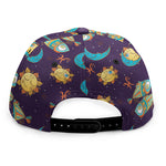 Cute Cartoon Pisces Pattern Print Snapback Cap