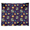 Cute Cartoon Pisces Pattern Print Tapestry