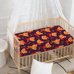 Cute Cartoon Red Panda Pattern Print Baby Crib Sheet