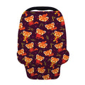 Cute Cartoon Red Panda Pattern Print Baby Seat Cover