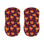 Cute Cartoon Red Panda Pattern Print Bar Stool Covers