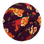 Cute Cartoon Red Panda Pattern Print Basketball