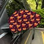 Cute Cartoon Red Panda Pattern Print Car Side Mirror Covers