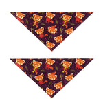 Cute Cartoon Red Panda Pattern Print Dog Bandana