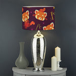Cute Cartoon Red Panda Pattern Print Drum Lamp Shade