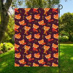 Cute Cartoon Red Panda Pattern Print Garden Flag