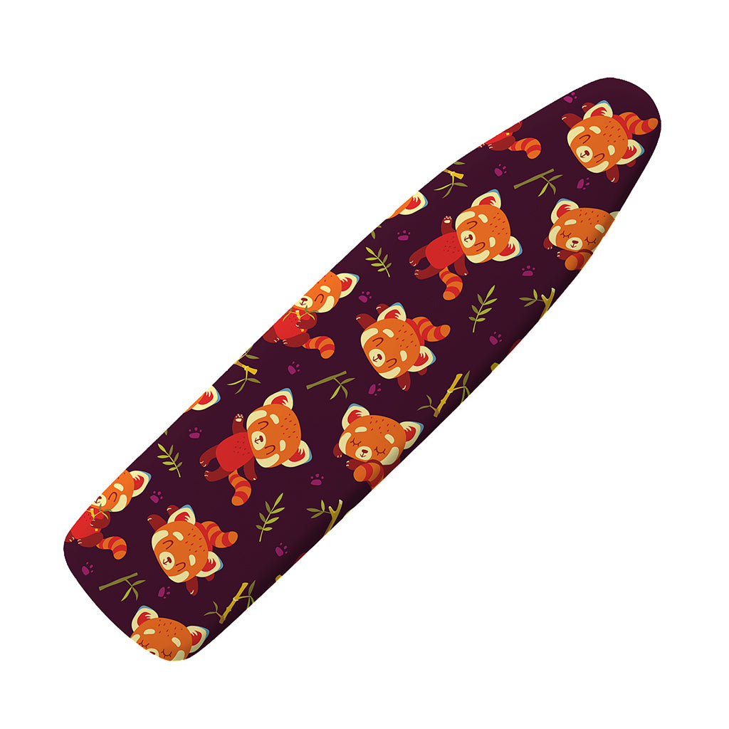 Cute Cartoon Red Panda Pattern Print Ironing Board Cover