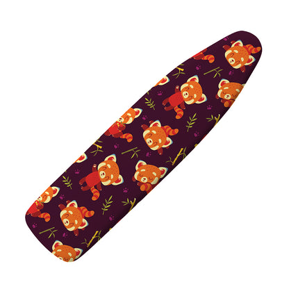 Cute Cartoon Red Panda Pattern Print Ironing Board Cover