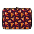 Cute Cartoon Red Panda Pattern Print Laptop Sleeve