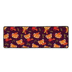 Cute Cartoon Red Panda Pattern Print Long Kitchen Mat