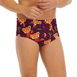 Cute Cartoon Red Panda Pattern Print Men's Briefs