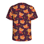 Cute Cartoon Red Panda Pattern Print Men's Sports T-Shirt