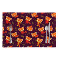 Cute Cartoon Red Panda Pattern Print Placemat