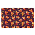 Cute Cartoon Red Panda Pattern Print Polyester Doormat