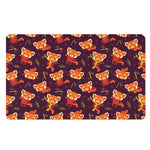 Cute Cartoon Red Panda Pattern Print Polyester Doormat