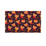 Cute Cartoon Red Panda Pattern Print Polyester Flag