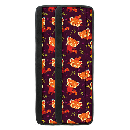Cute Cartoon Red Panda Pattern Print Refrigerator Handle Covers