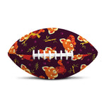 Cute Cartoon Red Panda Pattern Print Rugby Ball