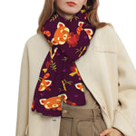 Cute Cartoon Red Panda Pattern Print Scarf