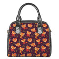 Cute Cartoon Red Panda Pattern Print Shoulder Handbag