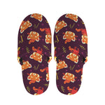 Cute Cartoon Red Panda Pattern Print Slippers