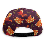 Cute Cartoon Red Panda Pattern Print Snapback Cap