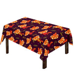Cute Cartoon Red Panda Pattern Print Tablecloth