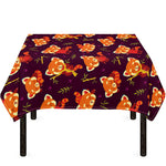 Cute Cartoon Red Panda Pattern Print Tablecloth