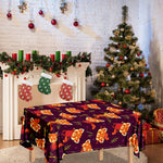 Cute Cartoon Red Panda Pattern Print Tablecloth