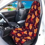 Cute Cartoon Red Panda Pattern Print Waterproof Car Seat Cover