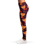 Cute Cartoon Red Panda Pattern Print Women's Leggings