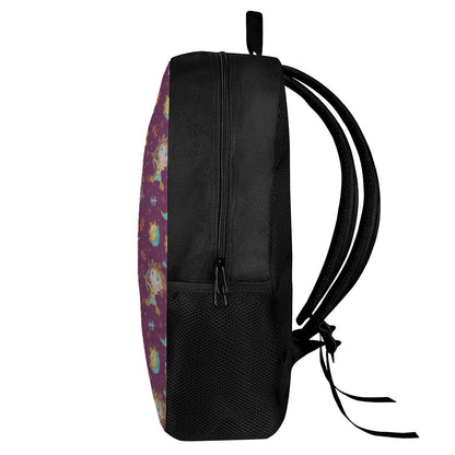 Cute Cartoon Sagittarius Pattern Print 17 Inch Backpack