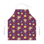 Cute Cartoon Sagittarius Pattern Print Adjustable Apron