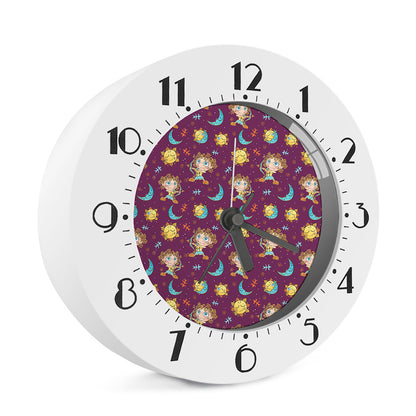 Cute Cartoon Sagittarius Pattern Print Alarm Clock