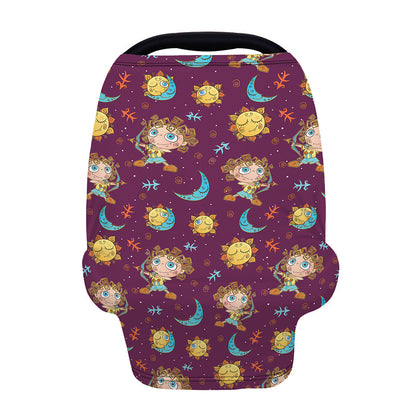 Cute Cartoon Sagittarius Pattern Print Baby Seat Cover