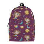 Cute Cartoon Sagittarius Pattern Print Backpack