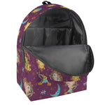 Cute Cartoon Sagittarius Pattern Print Backpack