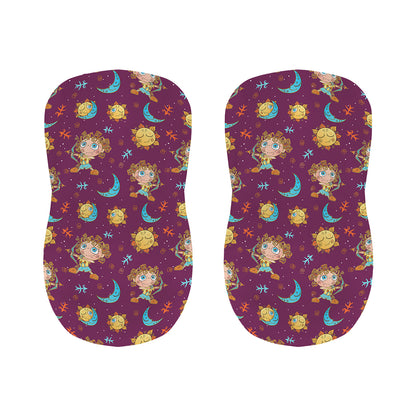 Cute Cartoon Sagittarius Pattern Print Bar Stool Covers