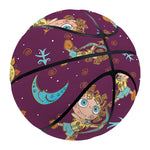 Cute Cartoon Sagittarius Pattern Print Basketball