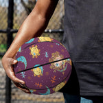 Cute Cartoon Sagittarius Pattern Print Basketball
