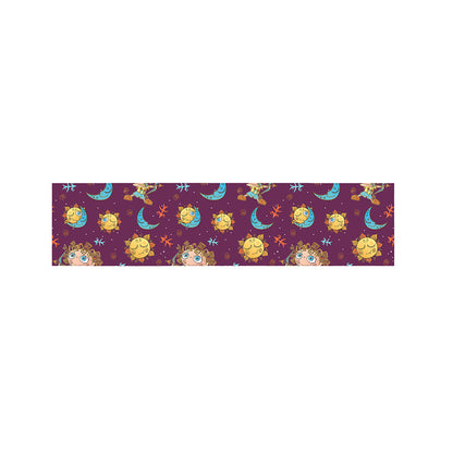 Cute Cartoon Sagittarius Pattern Print Bed Runner
