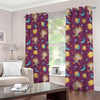 Cute Cartoon Sagittarius Pattern Print Blackout Grommet Curtains