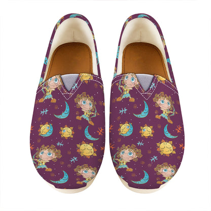 Cute Cartoon Sagittarius Pattern Print Casual Shoes
