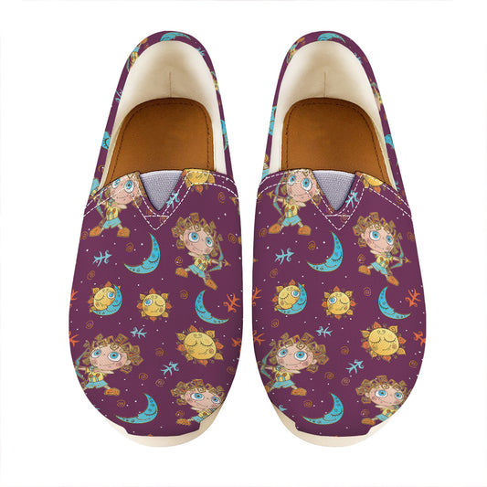 Cute Cartoon Sagittarius Pattern Print Casual Shoes