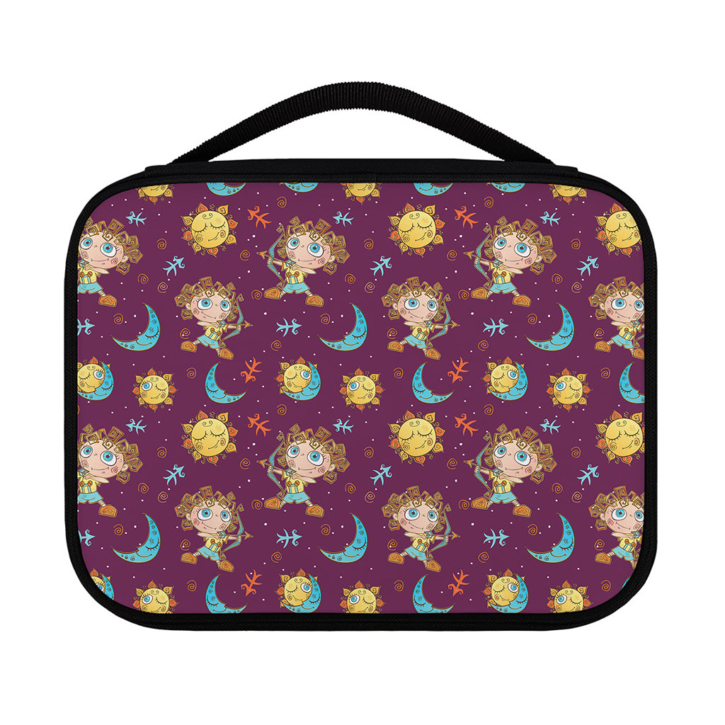Cute Cartoon Sagittarius Pattern Print Classic Bible Case