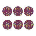 Cute Cartoon Sagittarius Pattern Print Coaster Set