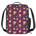 Cute Cartoon Sagittarius Pattern Print Crossbody Lunch Bag
