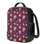 Cute Cartoon Sagittarius Pattern Print Crossbody Lunch Bag