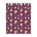 Cute Cartoon Sagittarius Pattern Print Curtain