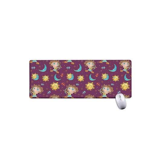 Cute Cartoon Sagittarius Pattern Print Extended Mouse Pad